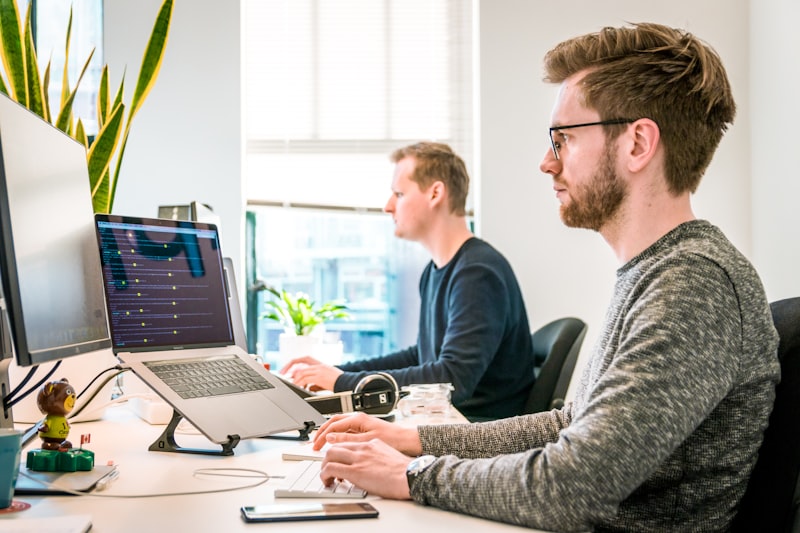 Developers coding